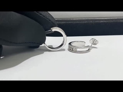 κοσμήματος χρυσό διαμάντι Messika 18k σκουλαρικιών διαμαντιών πολυτέλειας λεπτό χρυσό