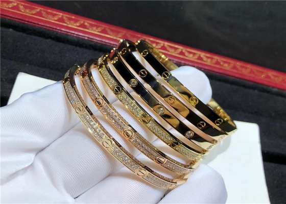 Unisex Brand Love Bracelet Customization Available diamond jewelry factory