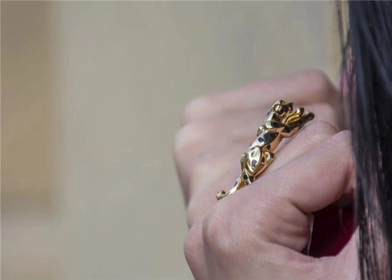 Customized Brand Tiger Ring For Young Women / Ladies / Girls