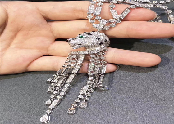 Magnificent Brand Jewelry , Customizable Panthère De Brand Necklace High end custom jewelry manufacturer