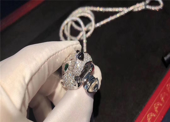 Custom White Gold Brand Jewelry For Enterprise Anniversary Party