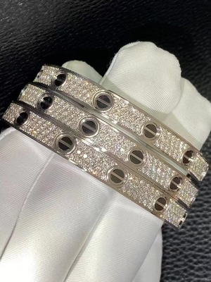 Brand De Love Bracelet N6032417 Girlfriend Luxury Diamond Jewelry Jewelry Love Bracelet 18k White Gold