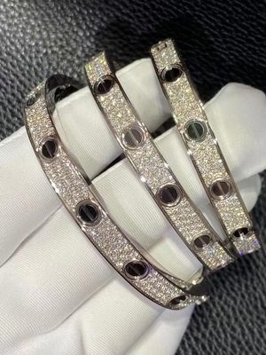 Brand De Love Bracelet N6032417 Girlfriend Luxury Diamond Jewelry Jewelry Love Bracelet 18k White Gold