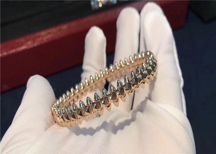 18K Pink Gold Brand Jewelry , Clash De Brand Bracelet Medium Model