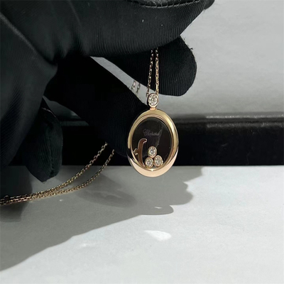 Υψηλού επιπέδου Chopard Happy Diamond Necklace Solid Gold Γυναικεία κοσμήματα πολυτελείας
