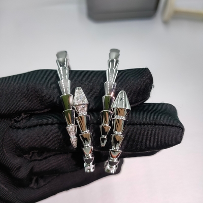 Serpenti Viper 18 Kt χρυσό βραχιόλι με διαμάντια στο κεφάλι και την ουρά υψηλά κοσμήματα Bulgari